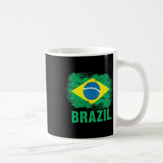 ブラジルサッカー ブラジル国旗 コーヒーマグカップ (右)