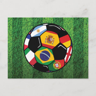 ブラジルサッカー ポストカード