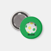 ブラジルサッカー マグネット (正面/裏面)