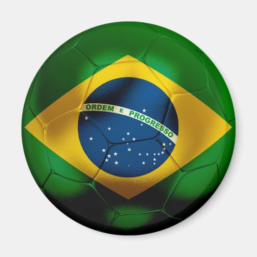 ブラジルサッカー マグネット (正面)