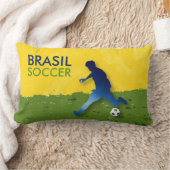 ブラジルサッカー ランバークッション (ブランケット)