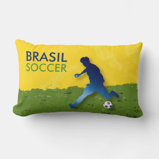 ブラジルサッカー ランバークッション (正面)