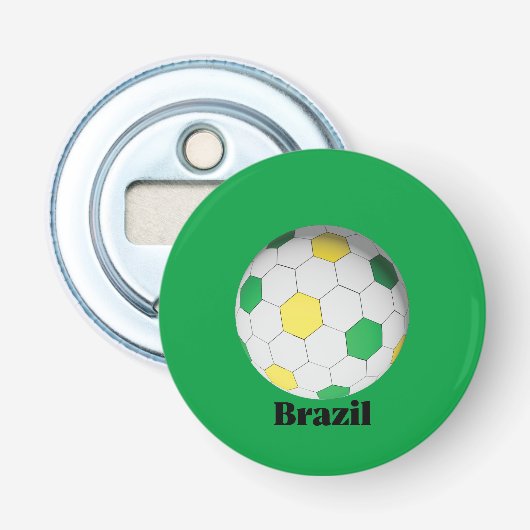ブラジルサッカー 栓抜き (正面)