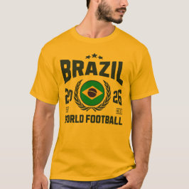 ブラジルサッカー 2026 Tシャツ