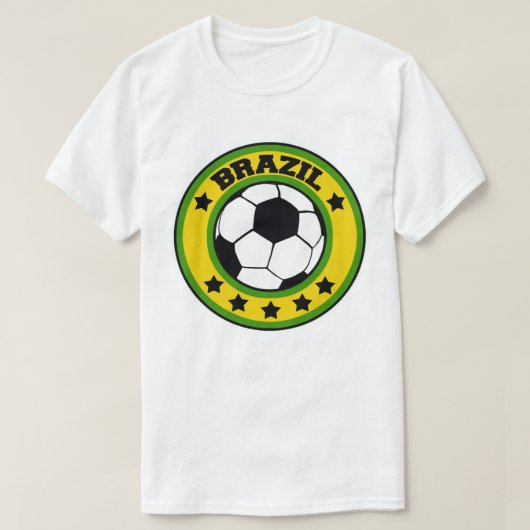 ブラジルサッカー Tシャツ (デザイン正面)