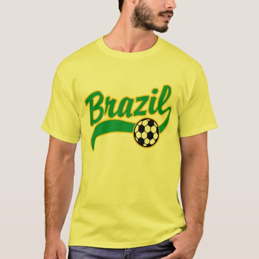 ブラジルサッカー Tシャツ (正面)