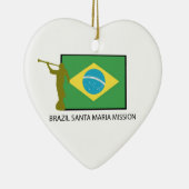 ブラジルサンタマリアの代表団LDS セラミックオーナメント (右)