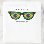 ブラジルシェーズカスタムステッカー 長方形シール (バッグ)