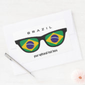 ブラジルシェーズカスタムステッカー 長方形シール (封筒)