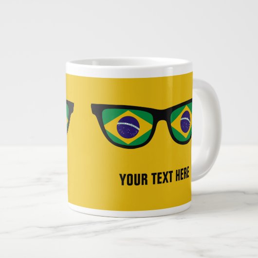 ブラジルシェーズカスタムマグ ジャンボコーヒーマグカップ (正面右)