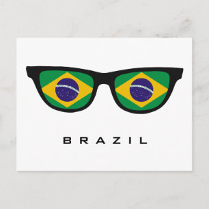ブラジルシェーズカスタム文字&カラーポストカード ポストカード