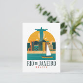 ブラジルシティリオデジャネイロヴィンテージ ポストカード (スタンド正面)