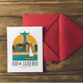 ブラジルシティリオデジャネイロヴィンテージ ポストカード