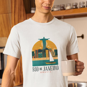 ブラジルシティリオデジャネイロヴィンテージ Tシャツ