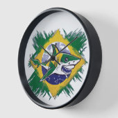ブラジルシャーク 壁時計 (傾斜)