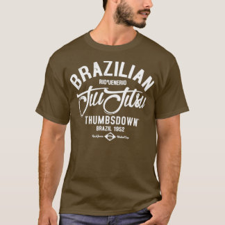 ブラジルジウジツ白文字 Tシャツ