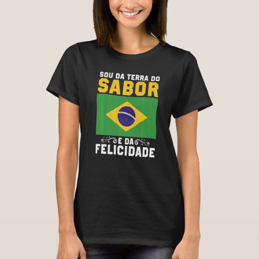 ブラジルソダテラダアミザードエダフェリシダードブラ Tシャツ (正面)