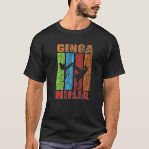 ブラジルダンス空手スポーツ戦闘機カポエ Tシャツ