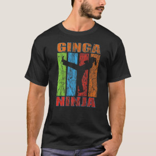 ブラジルダンス空手スポーツ戦闘機カポエ Tシャツ