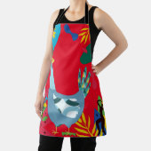 ブラジルチキン絵画ズオンオールオーバープリントエプロン エプロン (インサイチュ)