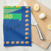 ブラジルチーズパン キッチンタオル (四つ折り)