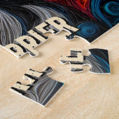 ブラジルテリア紙クイリングアートドッグポートレート ジグソーパズル (側面)