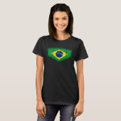 ブラジルデジャネイロサンパオロブラジル Tシャツ (正面フル)