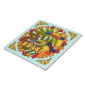 ブラジルトゥーカーンズの陶磁器タイル タイル (側面)