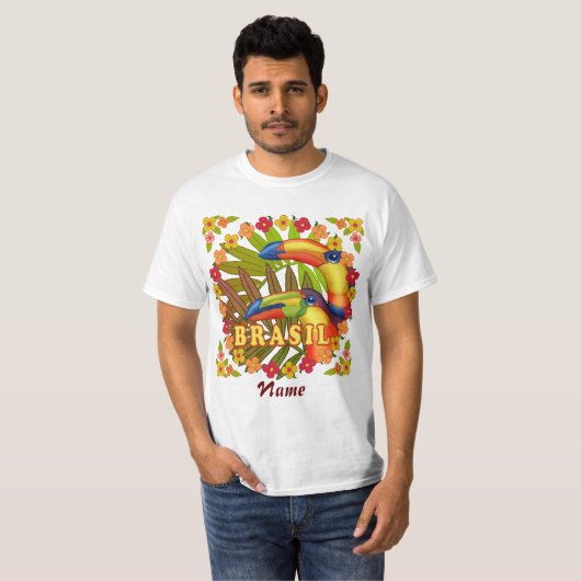 ブラジルトウカカスタムンTシャツ Tシャツ (正面フル)
