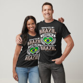 ブラジルハート国旗ブラジルの人が私を愛している Tシャツ (ユニセックス)