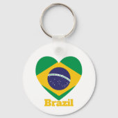 ブラジルハート国旗 キーホルダー (裏面)