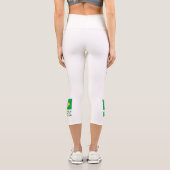 ブラジルバンディエラドゥブラシパーソナライズされたル カプリレギンス (裏面)