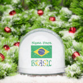ブラジルバンディエラブラジルグリーンパーソナライズされた (クリスマス)