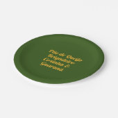 ブラジルパーティープレート ペーパープレート (アングル)