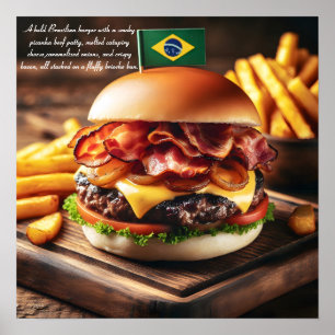 ブラジルピカナバーガー ポスター