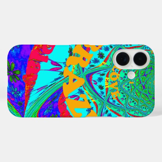 ブラジルフェスティバル色 Case-Mate iPhoneケース (裏面 (横))