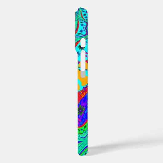 ブラジルフェスティバル色 Case-Mate iPhoneケース (裏面 / 左)