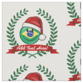 ブラジルフラすてきグクリスマススタイル ファブリック (クローズアップ)