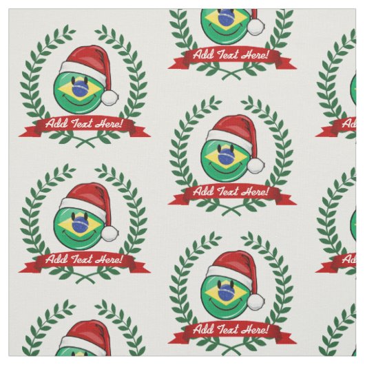 ブラジルフラすてきグクリスマススタイル ファブリック (見本)