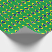 ブラジルフラグラッピング紙 ラッピングペーパー (角)