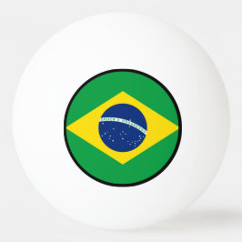 ブラジルブラジルの旗 卓球ボール
