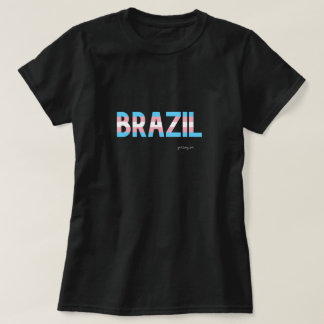 ブラジルプライドトランスジェンダー国旗 Tシャツ