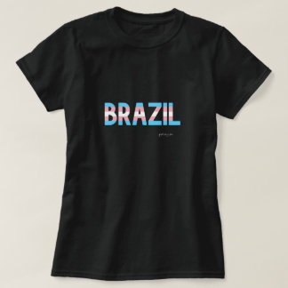 ブラジルプライドトランスジェンダー国旗 Tシャツ