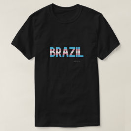 ブラジルプライドトランスジェンダー国旗 Tシャツ