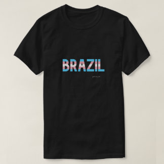 ブラジルプライドトランスジェンダー国旗 Tシャツ