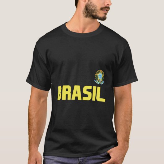 ブラジルプライドブラジル国国際的旗C Tシャツ (正面)