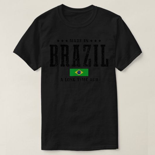 ブラジルプライド国旗 Tシャツ (デザイン正面)