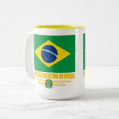 ブラジルプライド ツートーンマグカップ (正面左)