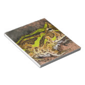 ブラジルホーンフロッグ，セラトフォリスコルヌタ，先住民 ノートパッド (アングル)