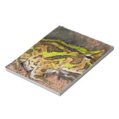 ブラジルホーンフロッグ，セラトフォリスコルヌタ，先住民 ノートパッド (回転)